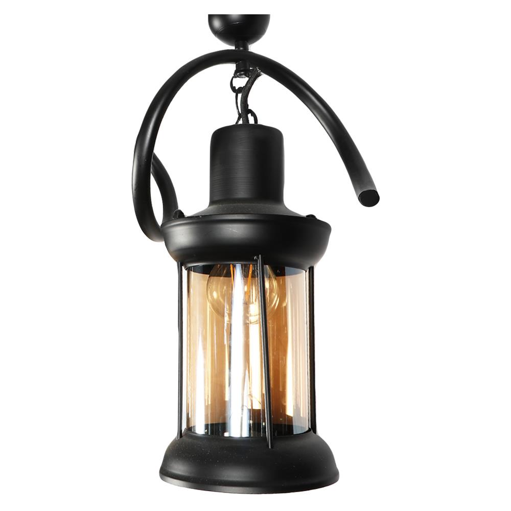 ไฟช่อ CST 8926/3P แก้ว สีดำ 3 หัว