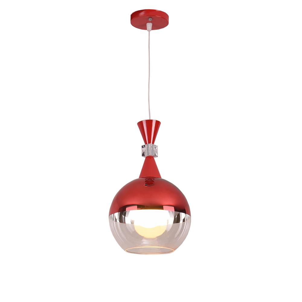 ไฟช่อ CST MODERN MD3211-RD แก้ว/โลหะ สีแดง 1 หัว