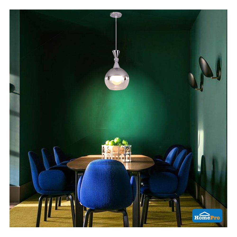 ไฟช่อ CST MODERN MD3211-SL แก้ว/โลหะ สีเงิน 1 หัว