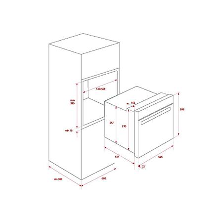 เตาอบฝัง TEKA HBB 615 GD 60 ซม._2