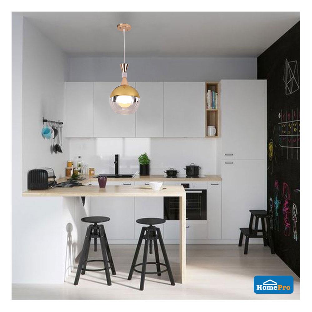 ไฟช่อ CST MODERN MD3211-GD แก้ว/โลหะ สีทอง/ใส 1 หัว