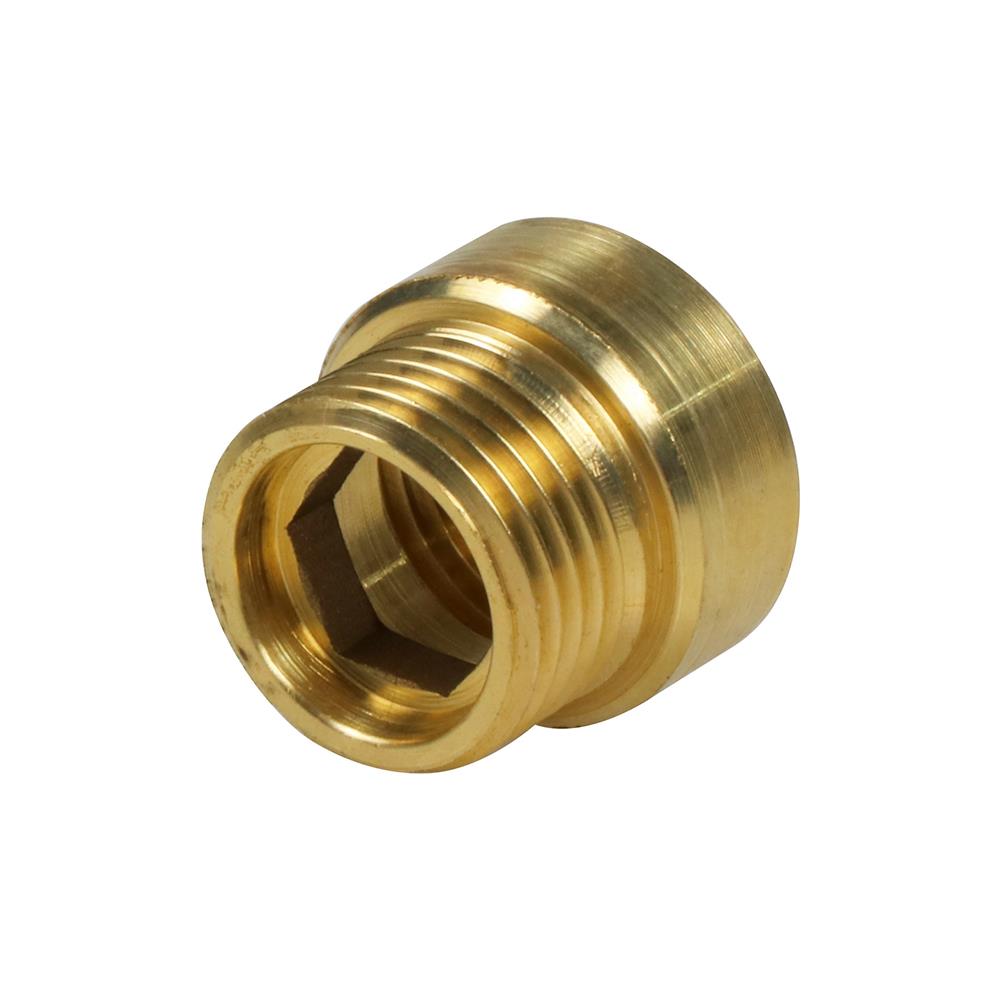 ข้อต่อหกเหลี่ยมในทองเหลือง CITY 1/2 นิ้วX10 มม.