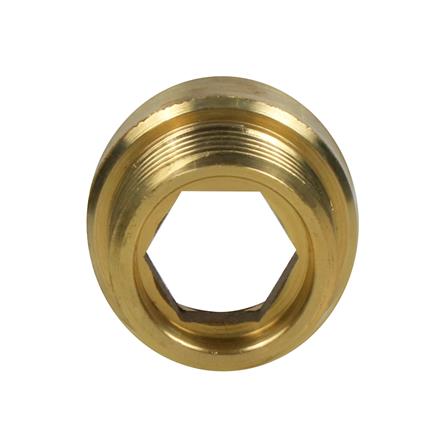 ข้อต่อหกเหลี่ยมในทองเหลือง CITY 1/2 นิ้วX10 มม._2