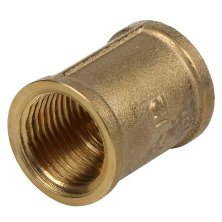 ข้อต่อตรงทองเหลือง FF CITY 1/2 นิ้ว_1