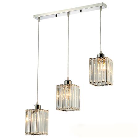 ไฟช่อ INOVA MP813 แก้ว/อะคริลิค/สีใส 3หัว_0