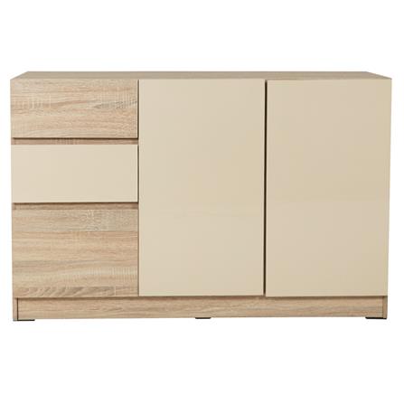 ตู้เตี้ยบานผสม FURDINI MEDIS สีโซลิดโอ๊ค_1