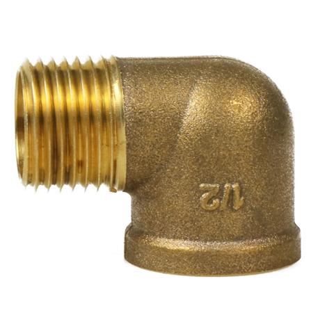 ข้องอ 90 เกลียวนอกเกลียวใน ทองเหลือง CITY 1/2 นิ้ว_1