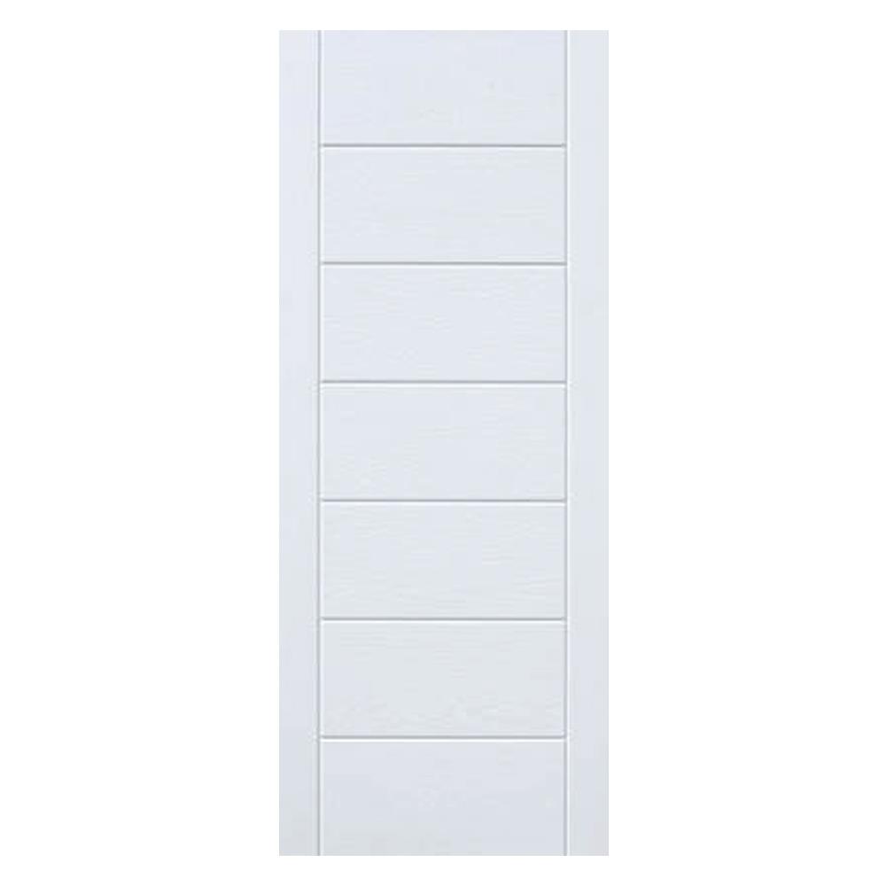 ประตูภายนอก ไฟเบอร์กลาส ECO-DOOR 9P 80X200 ซม. สีขาว