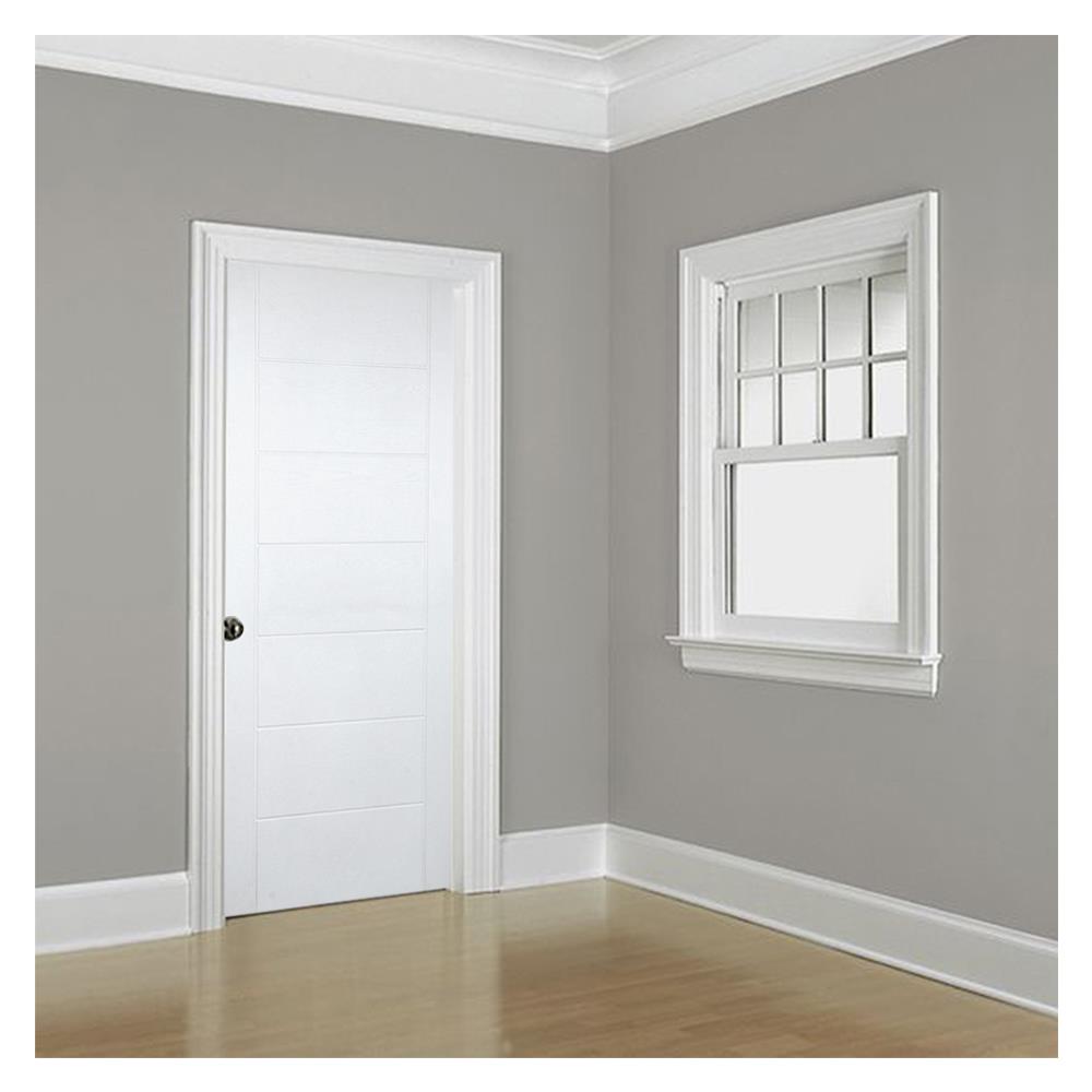 ประตูภายนอก ไฟเบอร์กลาส ECO-DOOR 9P 80X200 ซม. สีขาว