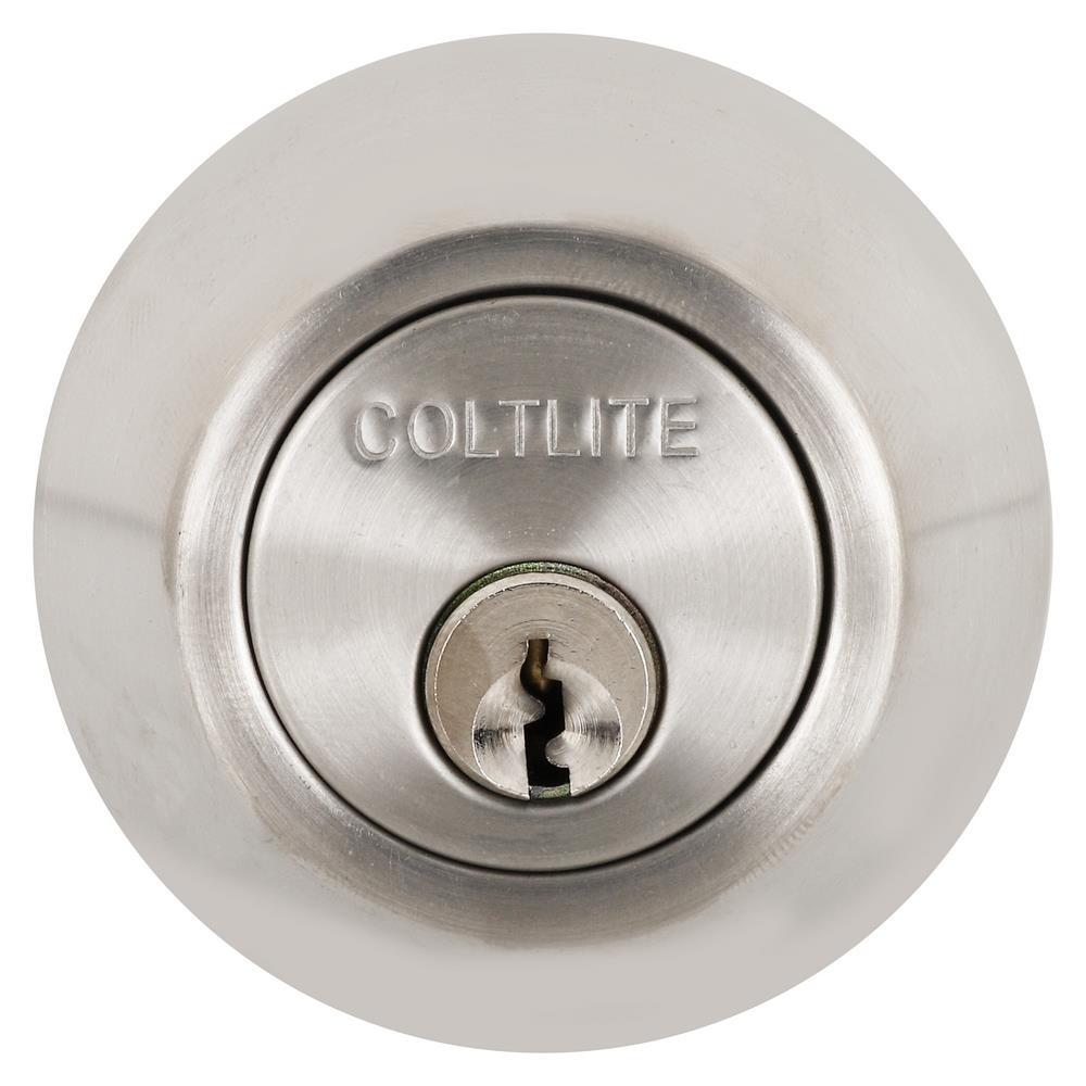 กุญแจลิ้นตาย 1 ด้าน COLT 9301 สีสเตนเลส