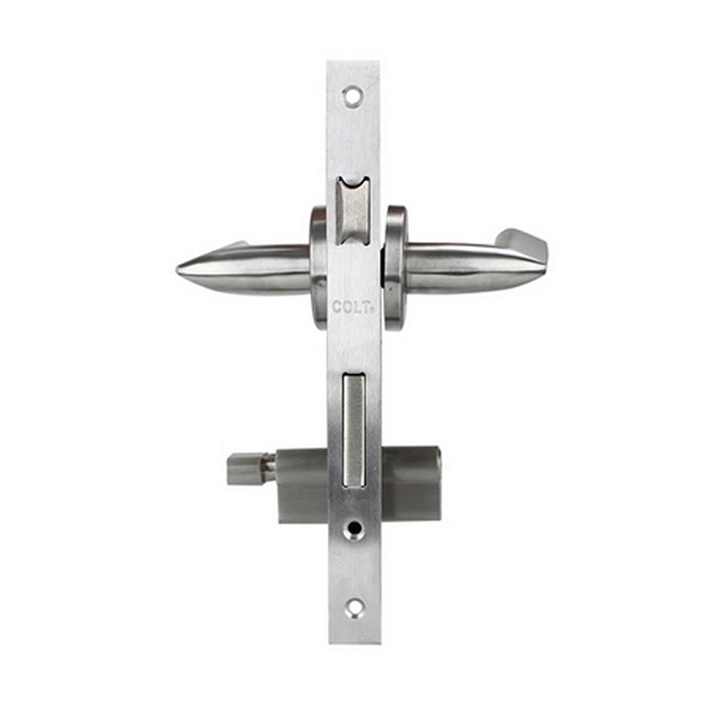 มือจับก้านโยกห้องทั่วไป MORTISE  COLT C1K01 S02 049 สีสเตนเลส