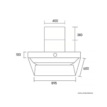 เครื่องดูดควันกระโจม TECNOPLUS HD90-N4 90 ซม._1