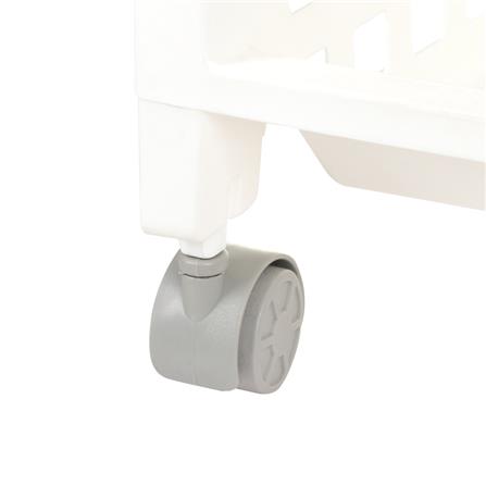 ชั้นวางของ 3 ชั้น มีล้อ DKW 42.8x33.5x79.3 ซม. สีขาว_5