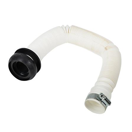 ท่อย่นยืดหด+แคลมป์รัด PARNO 1.2 เมตร สีขาว_1