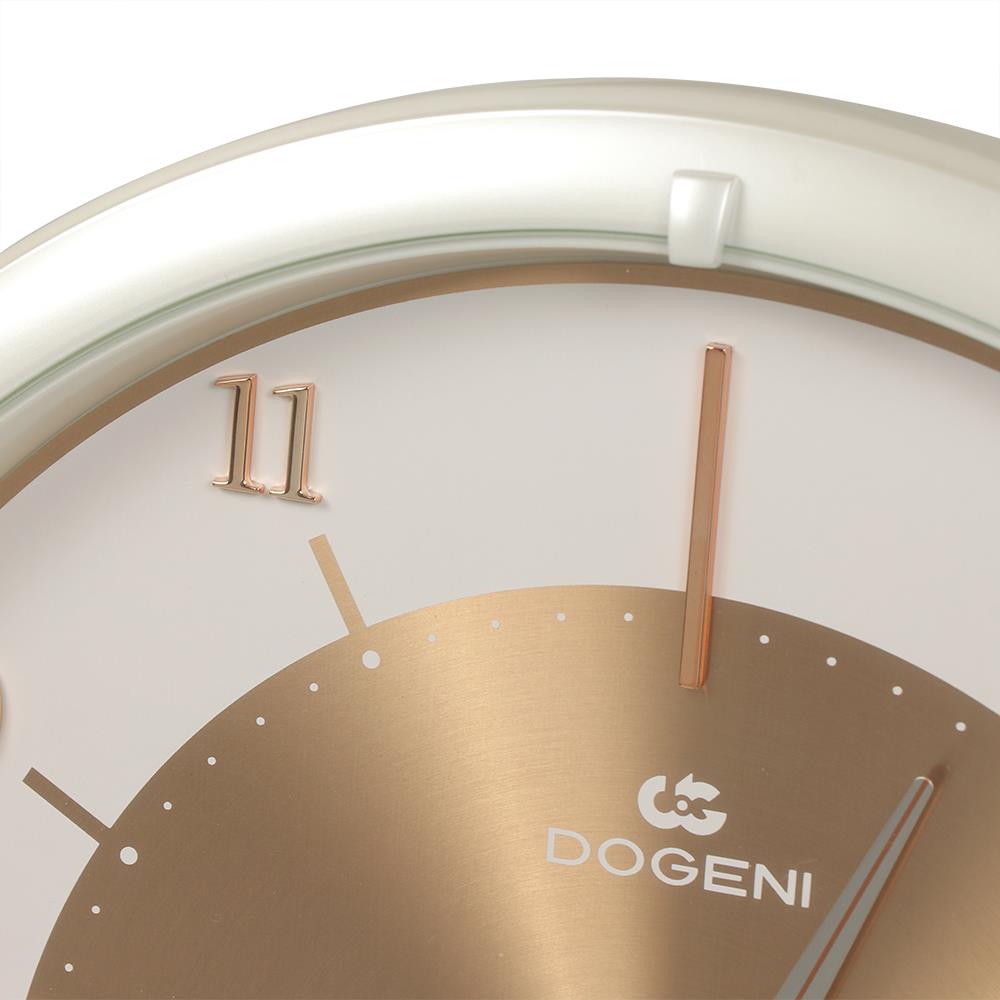 นาฬิกาแขวนพลาสติก DOGENI WNP005RG 12  นิ้วสีโรสโกลด์