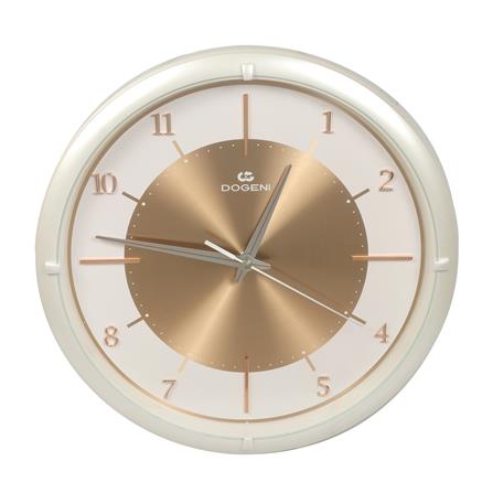 นาฬิกาแขวนพลาสติก DOGENI WNP005RG 12  นิ้วสีโรสโกลด์_0