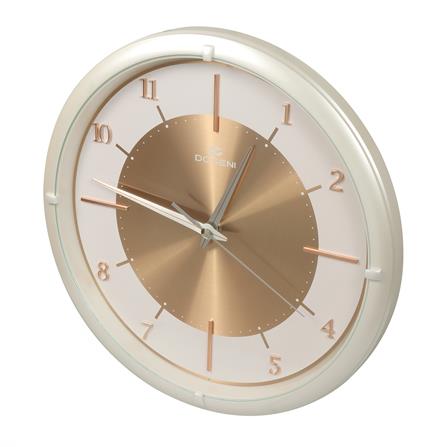 นาฬิกาแขวนพลาสติก DOGENI WNP005RG 12  นิ้วสีโรสโกลด์_1