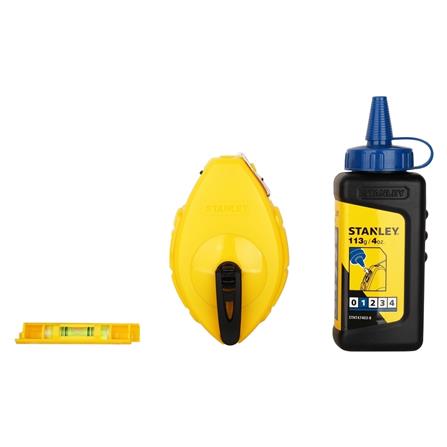 บักเต้าพร้อมผงชอล์กและ ตัววัดระดับน้ำ STANLEY