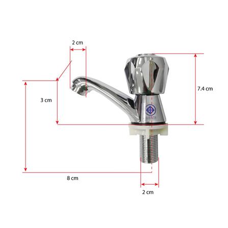 ก๊อกอ่างล้างหน้า HOEN HOME-0101 สีโครม_3