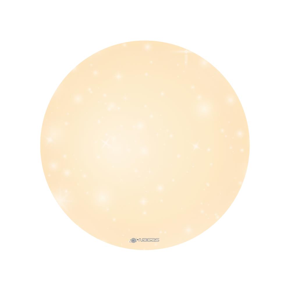 ไฟเพดาน LED NAGAS CEILING ECO STAR 16 นิ้ว 24 วัตต์ WARM WHITE สีขาว