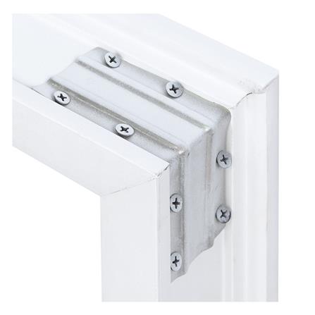 บานซิงค์ ABS KING PLATINUM CURVE 50.8x68.8 ซม. สีขาว_4