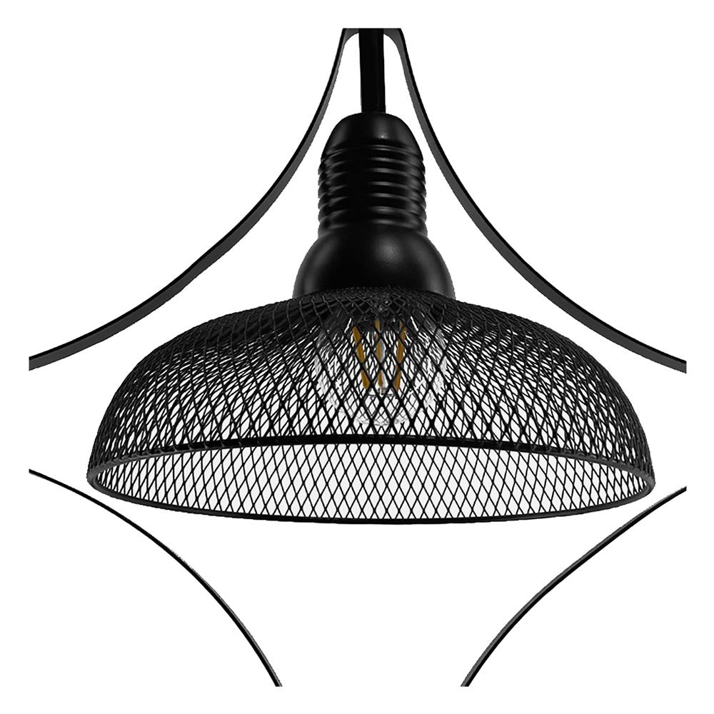 ไฟช่อ EVL HG-0031/1 สีดำ 1 หัว