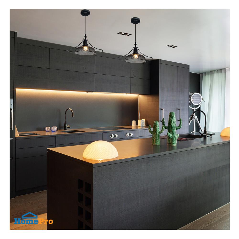 ไฟช่อ EVL HG-0031/1 สีดำ 1 หัว