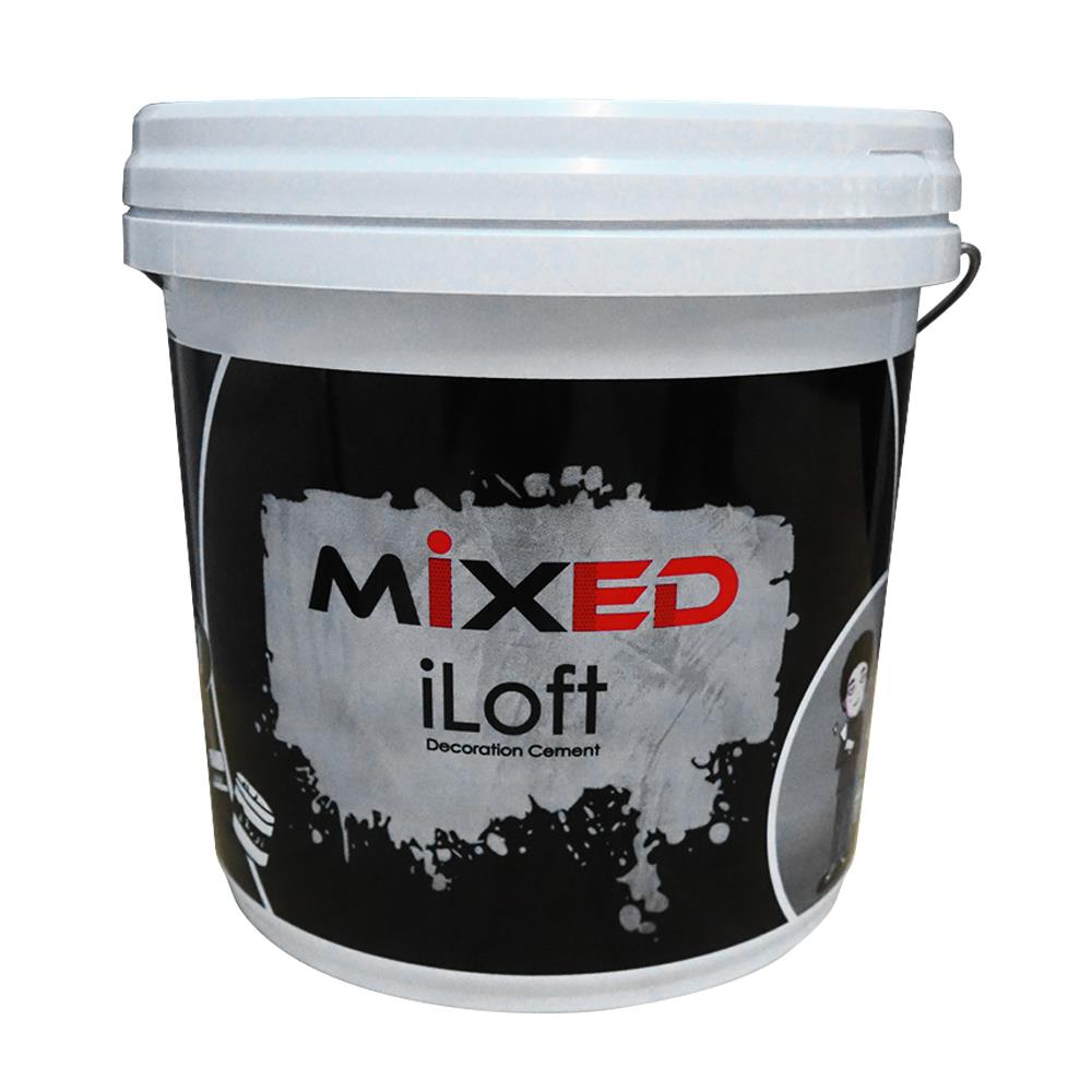 ซีเมนต์สร้างลาย ILOFT MIXED 1 สีดำ 10 กก.