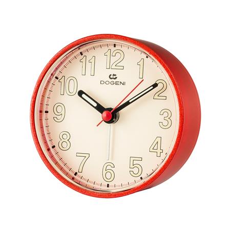 นาฬิกาปลุกพลาสติก 3นิ้ว TEP001RE สีแดง DOGENI_0