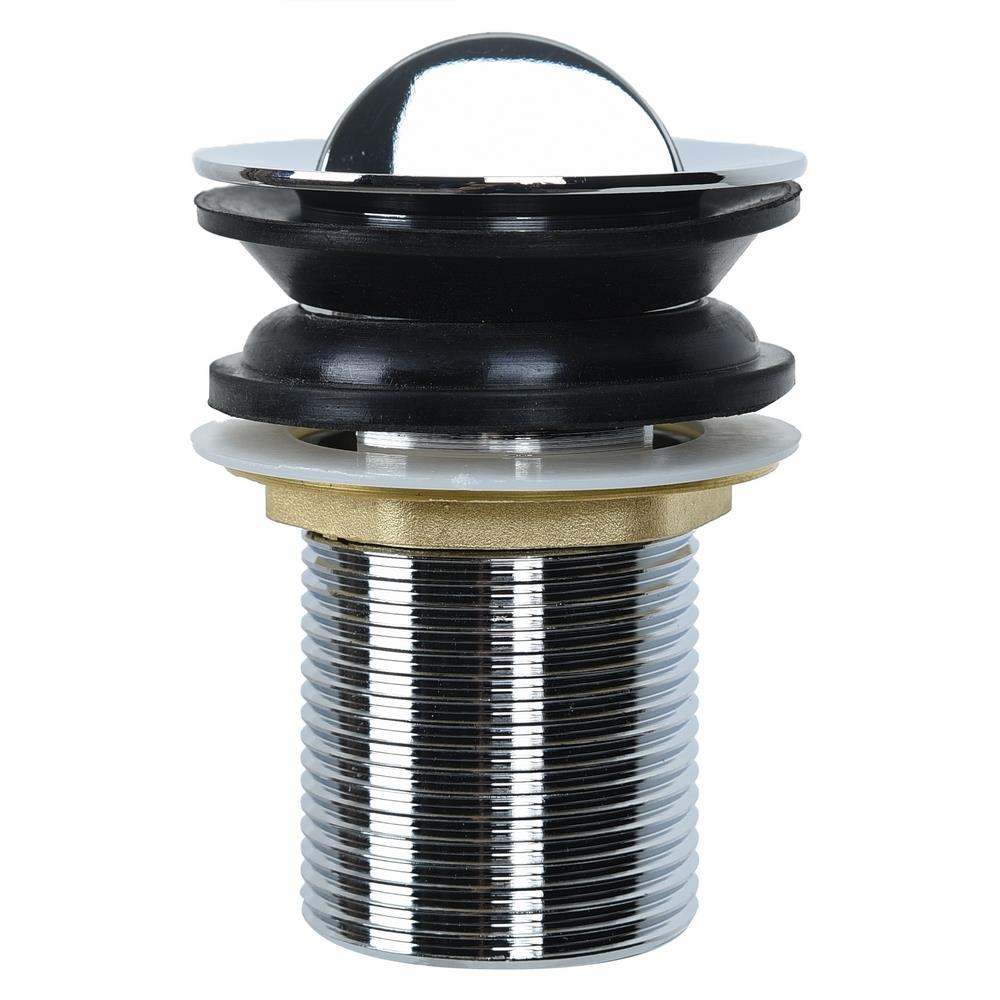 สะดืออ่างล้างหน้าแบบกด MOYA P-050 สีโครม