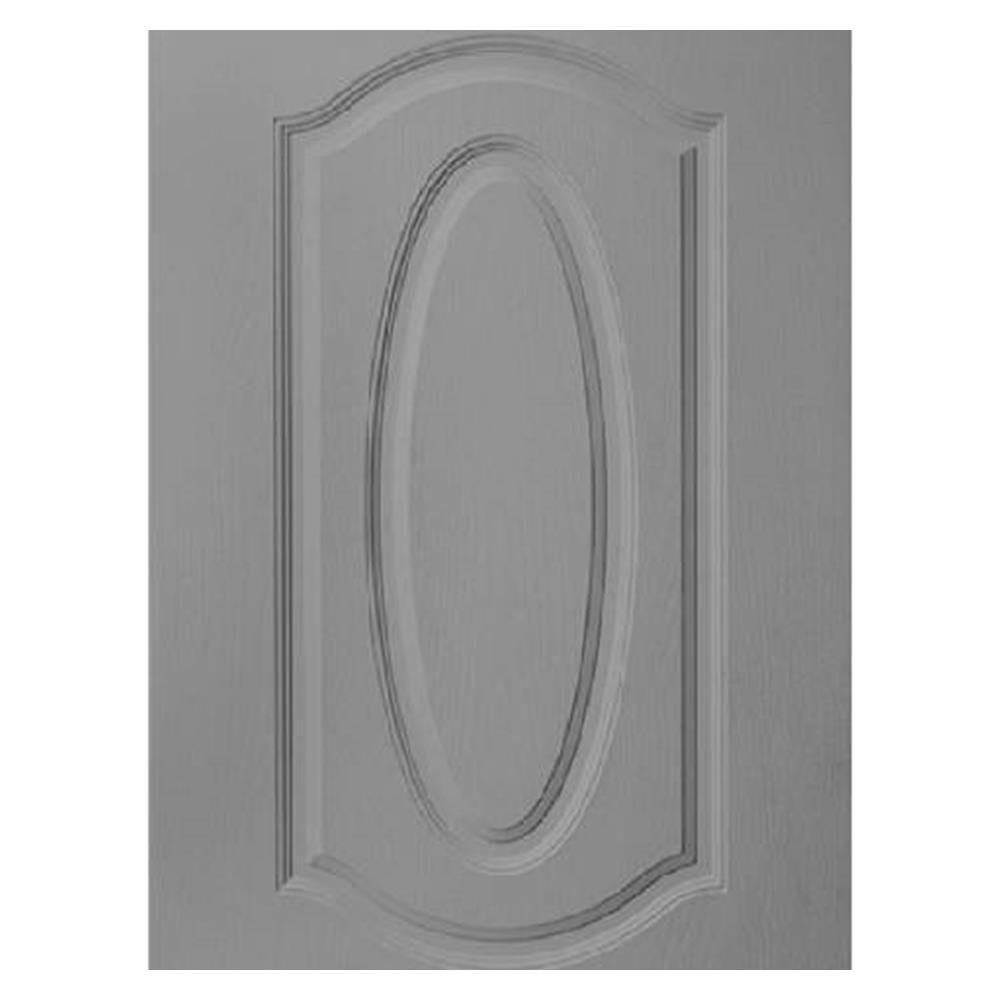 ประตูภายนอก UPVC AZLE MR002 80X200 ซม. สีเทา เจาะลูกบิด