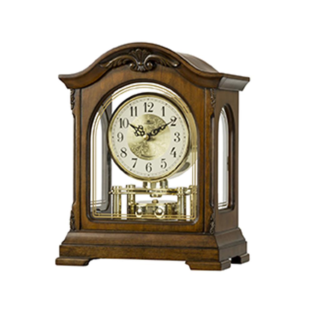 นาฬิกาตั้งโต๊ะไม้ DOGENI TCW002DB 9X12 นิ้ว สีน้ำตาลเข้ม