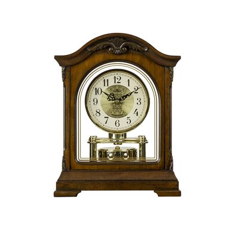 นาฬิกาตั้งโต๊ะไม้ DOGENI TCW002DB 9X12 นิ้ว สีน้ำตาลเข้ม_0