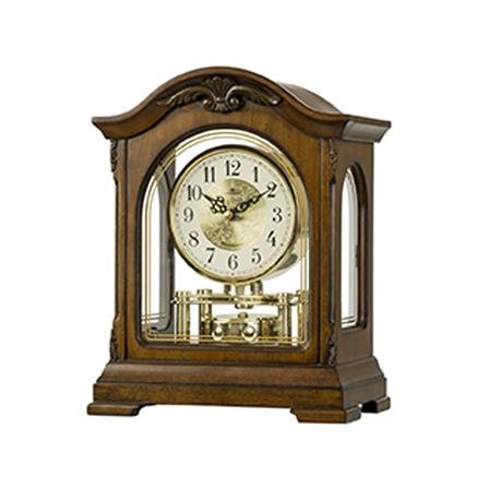 นาฬิกาตั้งโต๊ะไม้ DOGENI TCW002DB 9X12 นิ้ว สีน้ำตาลเข้ม_1