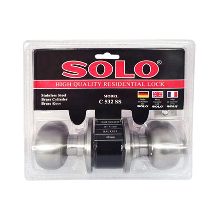 ลูกบิดทั่วไป SOLO C532 SS หัวจัน สีสเตนเลส_2