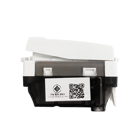 สวิตช์ 1 ทาง มีไฟ SCHNEIDER 3031/1/2NM ขนาด 1.5 ช่องสีขาว_2