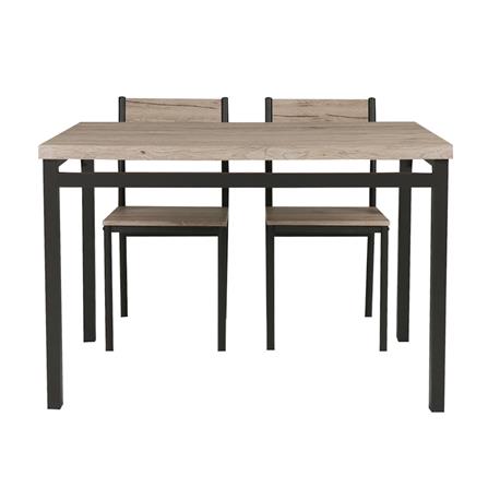 ชุดโต๊ะอาหาร 4 ที่นั่ง FURDINI DELIGHT สีน้ำตาล_1