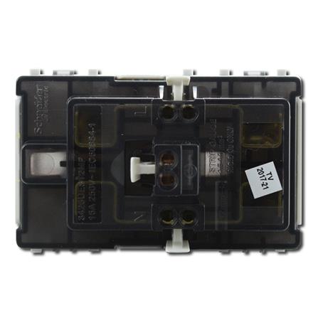 เต้ารับคู่ 3 ขา มีม่านนิรภัย SCHNEIDER 3426UEST2M สีขาว_1