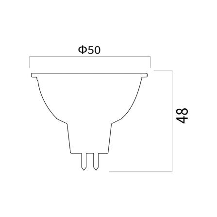 หลอด LED SHINING MR16 5 วัตต์ DAYLIGHT GU5.3_6