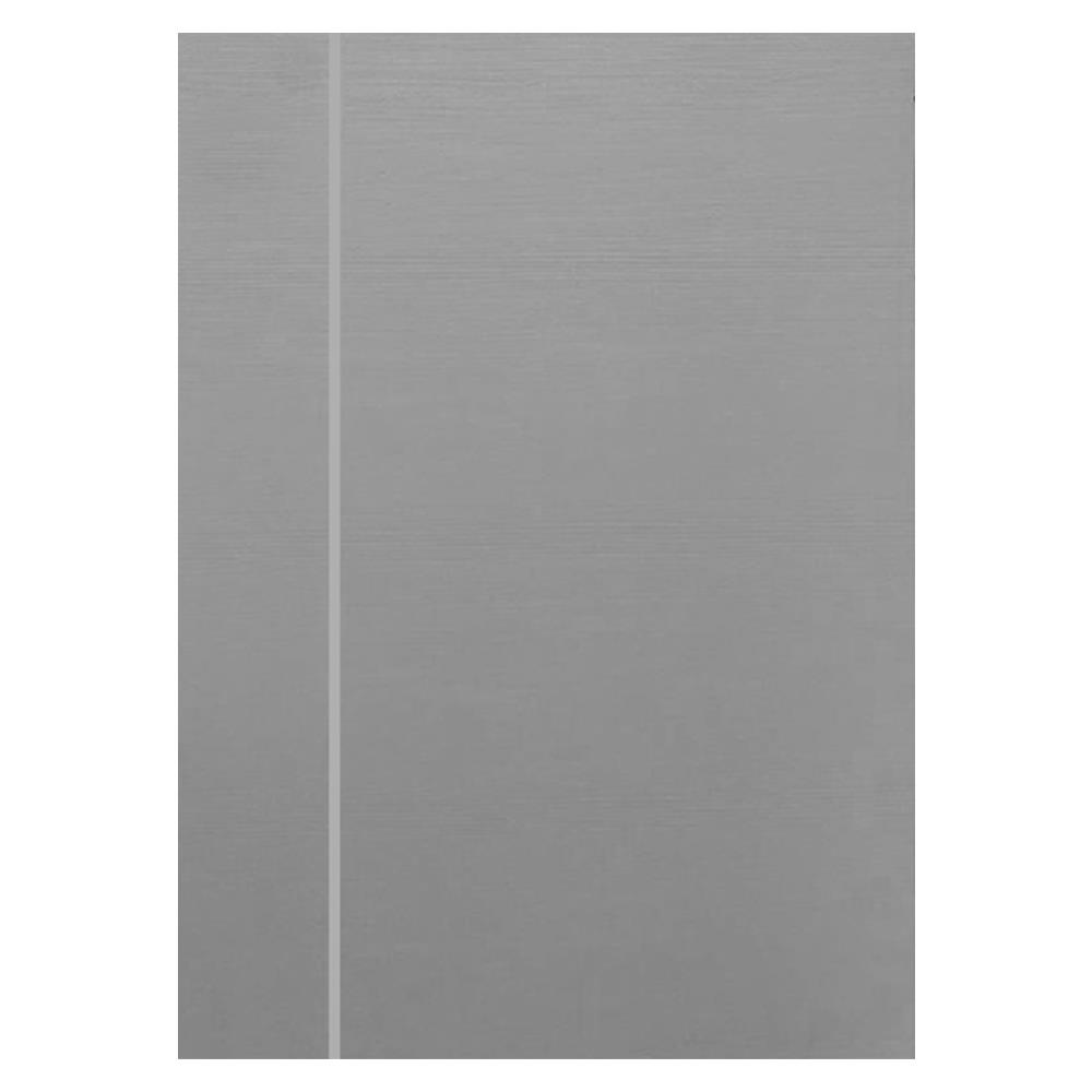 ประตูภายนอก UPVC AZLE MD5 80X200 ซม. สีเทา เจาะลูกบิด