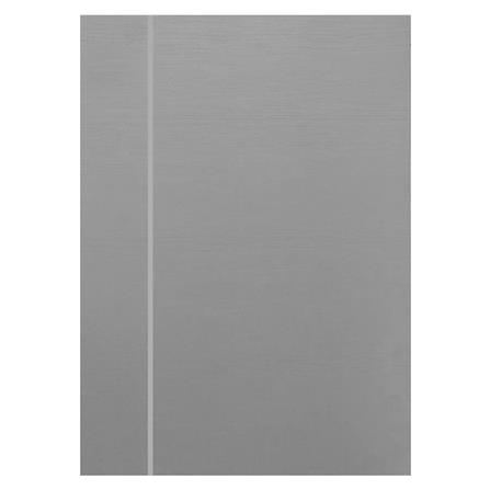 ประตูภายนอก UPVC AZLE MD5 80X200 ซม. สีเทา เจาะลูกบิด_2