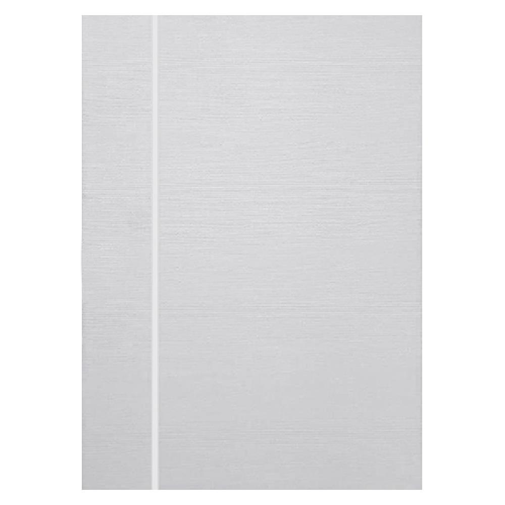 ประตูภายนอก UPVC AZLE MD-5 80X200 ซม. สีขาว เจาะลูกบิด