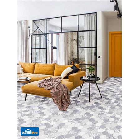 กระเบื้องพื้น 16x16 นิ้ว DURAGRES ลูเซียน่า เทา A 1M2_4