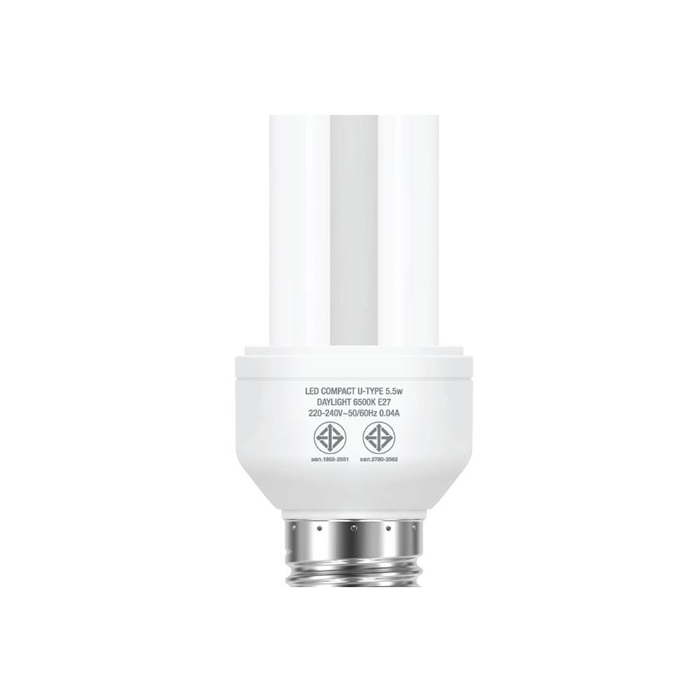 หลอด LED LAMPTAN COMPACT U-TYPE 5.5 วัตต์ DAYLIGHT E27