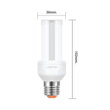 หลอด LED LAMPTAN COMPACT U-TYPE 5.5 วัตต์ DAYLIGHT E27_3