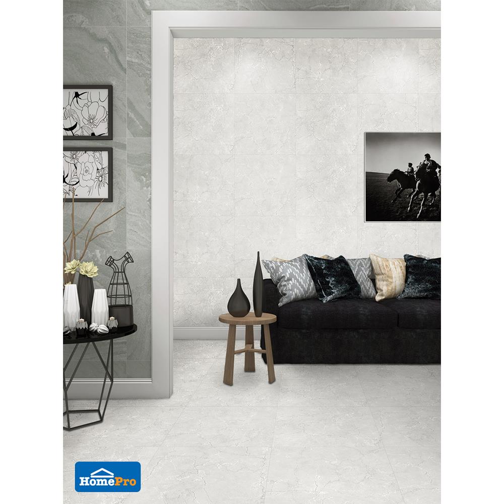 กระเบื้องพื้น 16x16 นิ้ว DURAGRES มาริบอร์ เทา A (REC)