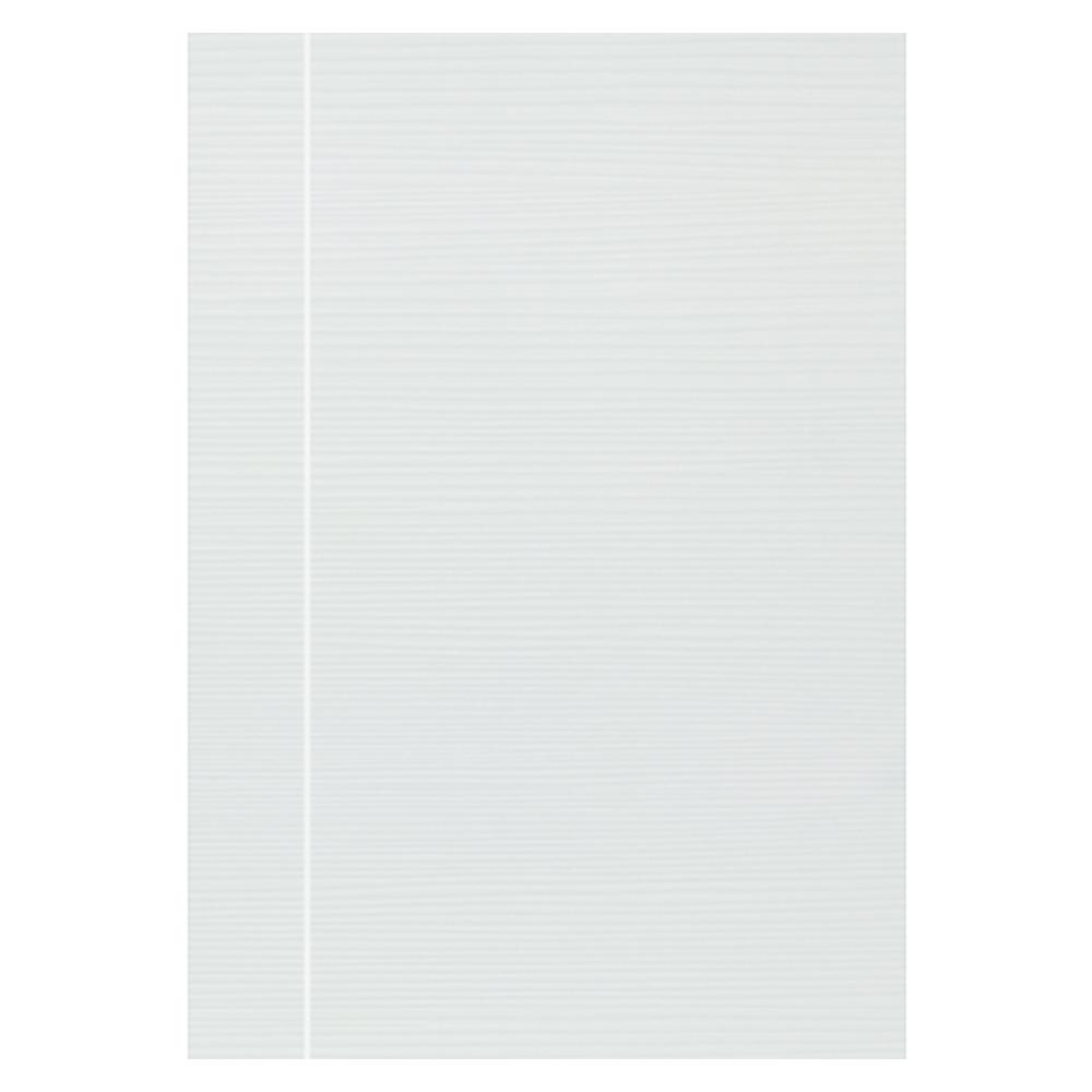 ประตูภายนอก UPVC AZLE MD5 90X220 ซม. สีขาว ไม่เจาะลูกบิด