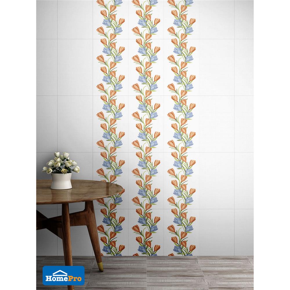 กระเบื้องผนัง 10x16 นิ้ว DURAGRES วิปปิ้ง กลาง ไวท์ II EXC