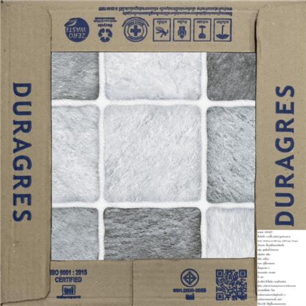 กระเบื้องพื้น 12x12 นิ้ว DURAGRES บูเอน่า เทา A_5