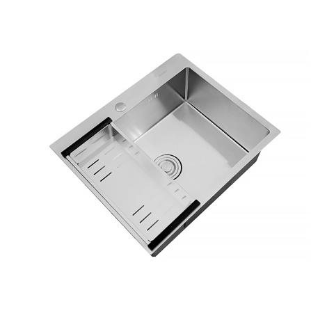 ซิงค์ฝังสแควร์ 1หลุม AXIA TRITON 6050 สเตนเลส_0